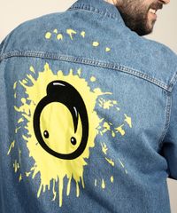 Jaqueta-Jeans-Unissex-Plus-Size-Oversized-com-Estampa-de-Grafite-e-Button-Azul-Medio-9973108-Azul_Medio_5 Jaqueta-Jeans-Unissex-Plus-Size-Oversized-com-Estampa-de-Grafite-e-Button-Azul-Medio-9973108-Azul_Medio_5