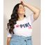 Blusa-Feminina-Plus-Size-Pantera-Cor-de-Rosa-Manga-Curta-Decote-Redondo-Off-White-9964392-Off_White_1