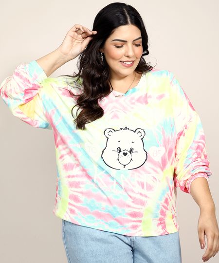 Blusao-de-Moletom-Feminino-Plus-Size-Amplo-Ursinhos-Carinhosos-Estampado-Tie-Dye-Multicor-9966780-Multicor_1 Blusao-de-Moletom-Feminino-Plus-Size-Amplo-Ursinhos-Carinhosos-Estampado-Tie-Dye-Multicor-9966780-Multicor_1