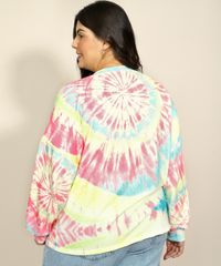 Blusao-de-Moletom-Feminino-Plus-Size-Amplo-Ursinhos-Carinhosos-Estampado-Tie-Dye-Multicor-9966780-Multicor_4