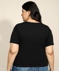 Blusa-Feminina-Plus-Size-Basica-com-No-Manga-Curta-Decote-Redondo-Preta-9966915-Preto_2