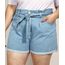 Short-Jeans-Feminino-Plus-Size-Clochard-Cintura-Super-Alta-com-Faixa-para-Amarrar-Azul-Claro-9967287-Azul_Claro_1