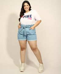 Short-Jeans-Feminino-Plus-Size-Clochard-Cintura-Super-Alta-com-Faixa-para-Amarrar-Azul-Claro-9967287-Azul_Claro_3