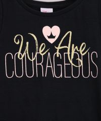Conjunto-Infantil-Princesas-de-Blusa--We-Are-Courageous--Manga-Curta-com-No-Preta---Short-Estampado-Rosa-Claro-9962343-Rosa_Claro_2
