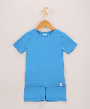 Pijama-Infantil-Canelado-Manga-Curta-Azul-9963230-Azul_1