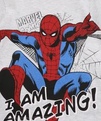 Pijama-Infantil-Homem-Aranha-Manga-Curta-Cinza-Mescla-9963713-Cinza_Mescla_2