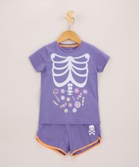 Pijama-Infantil-Halloween-Manga-Curta-Roxo-9969730-Roxo_1