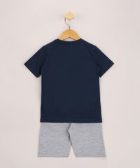 Conjunto-Infantil-de-Camiseta-Pranchas-Manga-Curta-Azul-Marinho---Bermuda-de-Moletom-Cinza-Mescla-9954601-Cinza_Mescla_3