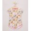 Pijama-Infantil-Estampado-de-Bichos-Manga-Curta-Amarelo-9964005-Amarelo_1