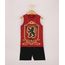 Conjunto-Infantil-Harry-Potter-de-Regata-Grifinoria-Vermelha---Bermuda-de-Moletom-Preta-9968193-Preto_1