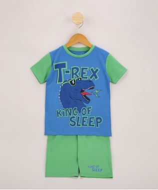 Pijama-Infantil-Dinossauro-T-Rex-Manga-Curta-Azul-9963718-Azul_1