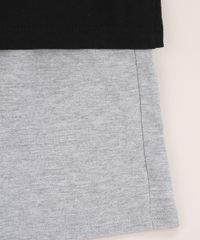Conjunto-Infantil-de-Camiseta-Manopla-do-Infinito-Manga-Curta-Preta---Bermuda-de-Moletom-Cinza-Mescla-9968178-Cinza_Mescla_4