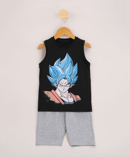 Conjunto-Infantil-de-Regata-Goku-Preta---Bermuda-de-Moletom-Cinza-Mescla-9968190-Cinza_Mescla_1