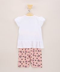Conjunto-Infantil-Minnie-de-Blusa-com-Glitter-e-Babado-Manga-Curta-Off-White---Bermuda-Estampada-de-Poa-Rose-9963647-Rose_3