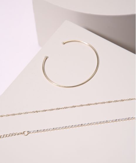 Kit-de-3-Pulseiras-Femininas-com-Strass-Dourado-9972317-Dourado_1