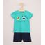 Conjunto-Infantil-de-Camiseta-Monstros-S-A-Manga-Curta-Verde---Bermuda-de-Moletom-Azul-Marinho-9963483-Azul_Marinho_1