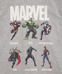 Pijama-Infantil-Os-Vingadores-Manga-Curta-Cinza-Mescla-9963715-Cinza_Mescla_2