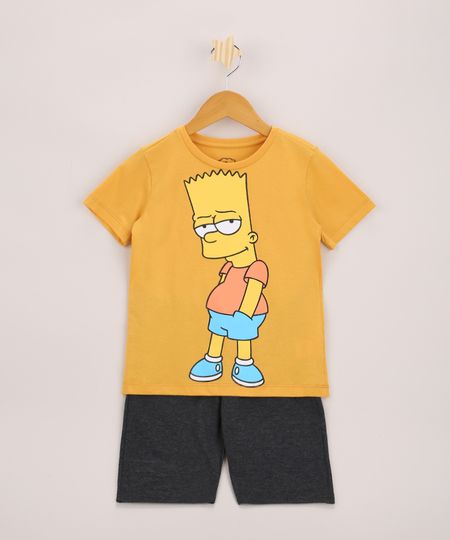 Conjunto-Infantil-Bart-Simpson-de-Camiseta-Manga-Curta-Amarela---Bermuda-de-Moletom-Cinza-Mescla-9968189-Cinza_Mescla_1 Conjunto-Infantil-Bart-Simpson-de-Camiseta-Manga-Curta-Amarela---Bermuda-de-Moletom-Cinza-Mescla-9968189-Cinza_Mescla_1