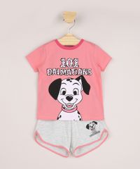 Pijama-Infantil-101-Dalmatas-Manga-Curta-Rosa-9969732-Rosa_1