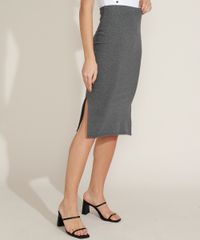 Saia-Feminina-Midi-Canelada-com-Fendas-Cinza-Mescla-9967363-Cinza_Mescla_6