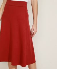 Saia-Feminina-Midi-Evase-Cobre-9973142-Cobre_5