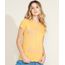 Blusa-Feminina-Simba-O-Rei-Leao-Flocada-Manga-Curta-Decote-Redondo-Mostarda-9973840-Mostarda_1
