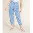 Calca-Jeans-Feminina-Baggy-Jogger-Cintura-Super-Alta-com-Recorte-Azul-Claro-9964983-Azul_Claro_1