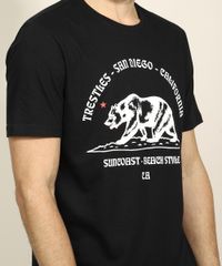 Camiseta-Masculina--Trestles---San-Diego---California--Manga-Curta-Gola-Careca-Preta-9967855-Preto_5