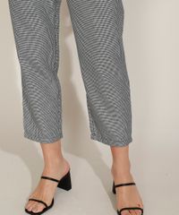 Calca-Feminina-Clochard-Cintura-Alta-Estampada-Pied-de-Poule-com-Cinto-Preta-9888260-Preto_4
