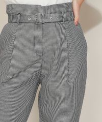 Calca-Feminina-Clochard-Cintura-Alta-Estampada-Pied-de-Poule-com-Cinto-Preta-9888260-Preto_6