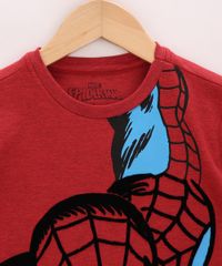 Camiseta-Infantil-Homem-Aranha-Flocado-Manga-Curta-Vermelha-9969351-Vermelho_4
