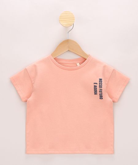 Camiseta-Infantil--Nosso-Futuro-E-Agora--Manga-Curta-Coral-9967058-Coral_1 Camiseta-Infantil--Nosso-Futuro-E-Agora--Manga-Curta-Coral-9967058-Coral_1