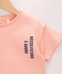 Camiseta-Infantil--Nosso-Futuro-E-Agora--Manga-Curta-Coral-9967058-Coral_2
