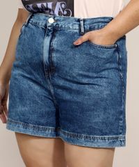 Bermuda-Jeans-Feminina-Plus-Size-Mindset-Cintura-Super-Alta-Marmorizada-Azul-Medio-9974920-Azul_Medio_1