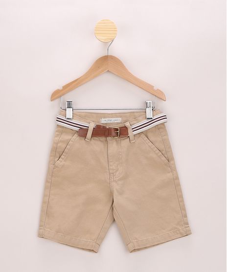 Bermuda-Infantil-com-Cinto-Kaki-9965226-Kaki_1
