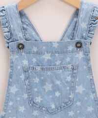 Jardineira-Short-Saia-Jeans-Infantil-Estampada-de-Estrelas-Azul-Claro-9965547-Azul_Claro_4