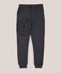Calca-de-Moletom-Juvenil-Jogger-Capitao-America-Cinza-Mescla-9819546-Cinza_Mescla_1