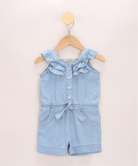 Macaquinho-Jeans-Infantil-com-Babados-Sem-Manga-Azul-Medio-9966133-Azul_Medio_1