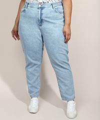 Calca-Jeans-Feminina-Plus-Size-Mindset-Reta-Cintura-Super-Alta-Azul-Claro-9974842-Azul_Claro_1