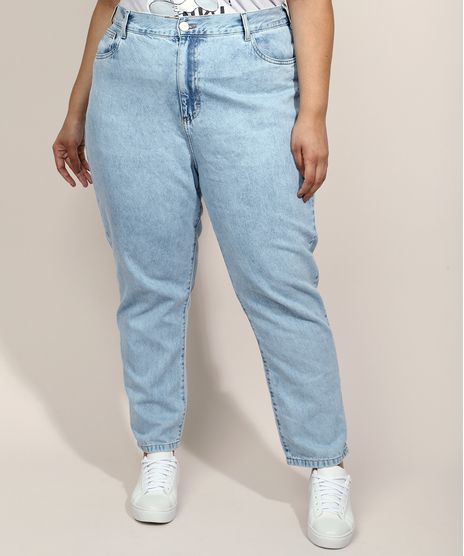 Calca-Jeans-Feminina-Plus-Size-Mindset-Reta-Cintura-Super-Alta-Azul-Claro-9974842-Azul_Claro_1