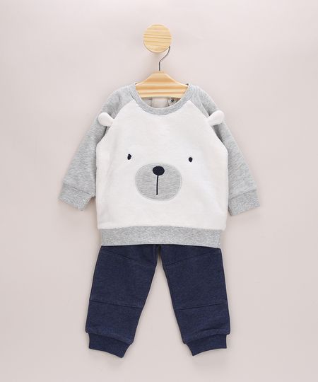 Conjunto-Infantil-de-Blusao-Raglan-de-Ursinho-Off-White---Calca-de-Moletom-Azul-9842895-Azul_1