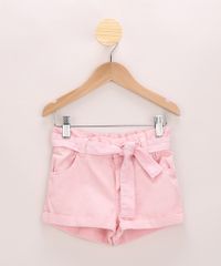 Short-de-Sarja-Infantil-Clochard-com-Faixa-para-Amarrar-Rosa-Claro-9970592-Rosa_Claro_1