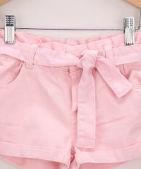 Short-de-Sarja-Infantil-Clochard-com-Faixa-para-Amarrar-Rosa-Claro-9970592-Rosa_Claro_3