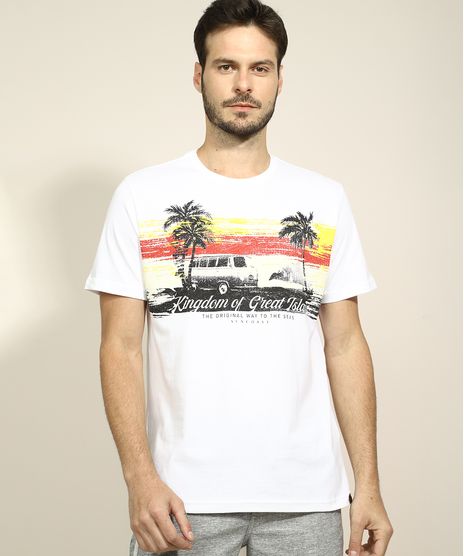 Camiseta-Masculina-Carros-e-Coqueiros-Manga-Curta-Gola-Careca-Branca-9968467-Branco_1