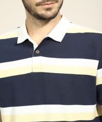 Polo-de-Piquet-Masculina-Tradicional-Listrado-Manga-Curta-Amarela-9965749-Amarelo_6