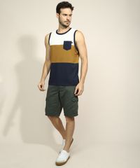 Regata-Masculina-com-Recorte-e-Bolso-Gola-Careca-Marrom-9888730-Marrom_5