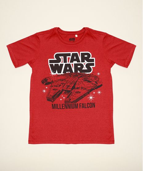 Camiseta-Juvenil-Star-Wars-Millennium-Falcon-Manga-Curta-Vermelha-9967037-Vermelho_1