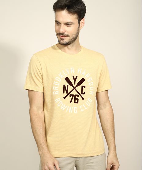 Camiseta-Masculina-Remos-Flocado-Manga-Curta-Gola-Careca-Mostarda-9961759-Mostarda_1