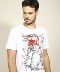 Camiseta-Masculina-Folhagens--Sunset---Paradise-Adventure--Manga-Curta-Gola-Careca-Branca-9970409-Branco_5