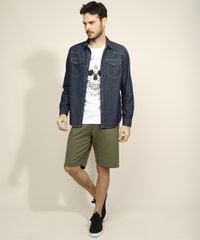 Camisa-Jeans-Masculina-Tradicional-com-Bolsos-Manga-Longa-Azul-Escuro-9961815-Azul_Escuro_3
